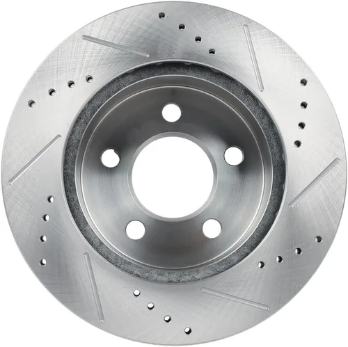 Miniatura 6 de SCITOO Brake Kits For Jeep For Cherokee 1999-2001,For TJ 1999-2006,For Jeep For Wrangler 2000-2006 Front Drilled & Slotted Disc Brakes Rotors and