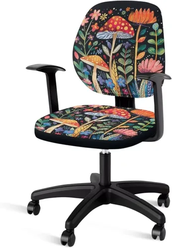 Miniatura 19 de Office Chair Covers with Arms Trendy American Flag Lightweight Computer Chair Slipcover Set of 2 Elastic Fabric Furniture Protector for Swivel