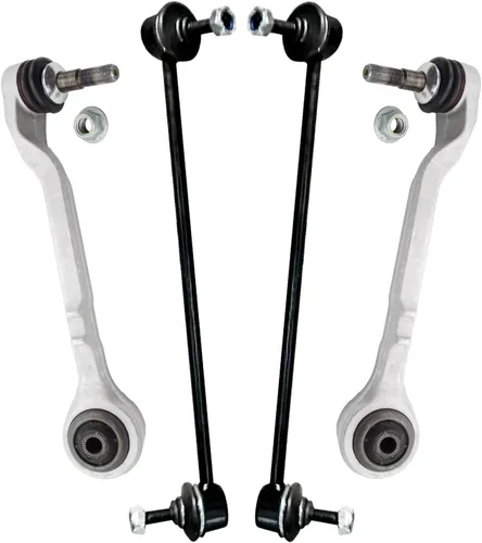 Miniatura 203 de Detroit Axle - Kit de 4 brazos de control delanteros para Ford Mustang 05-10, 2 brazos de control inferiores, 2 puntales 2005 2006 2007 2008 2009