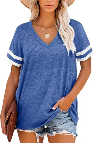 Grace's Secret Womens Tops Summer Clothes Shirts for Women Casual Short Sleeve Fashion Blouses Trendy Tunic Tops