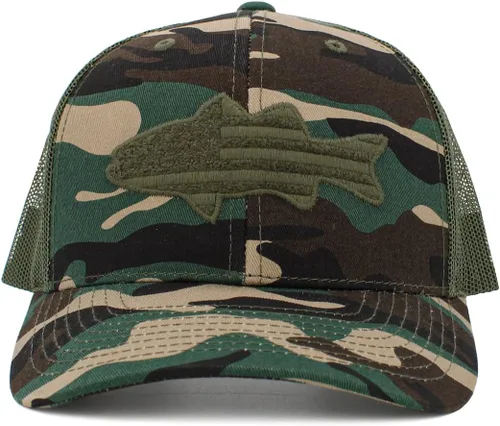 Miniatura 29 de KBETHOS Tactical Operator Collection USA Fishing Mesh Ballcap Flag Patch America Outdoors Trucker Baseball Cap