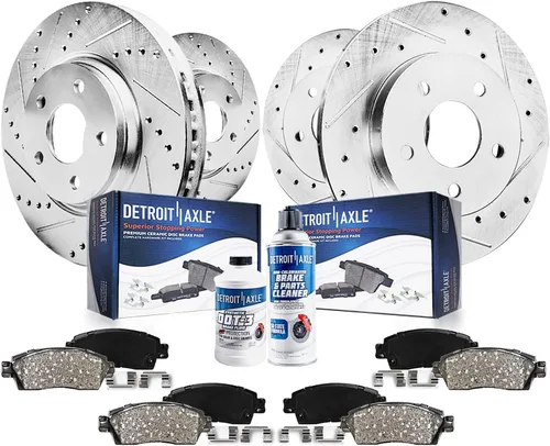 Miniatura 9 de Detroit Axle - Zapatas de freno traseras para Dodge Ram 1500 Buick Century LeSabre Roadmaster Cadillac Brougham Fleetwood DeVille Chevrolet Caprice