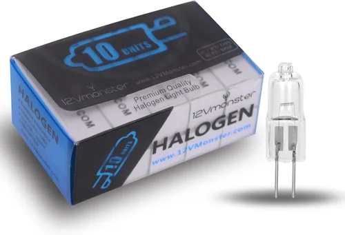 Miniatura 3 de Bombilla G4 24V Lente transparente 20 W 1.378 in Longitud 24 voltios Maquinaria pesada Marina tren Cabina Iluminación Bombilla de reemplazo JC 24 V