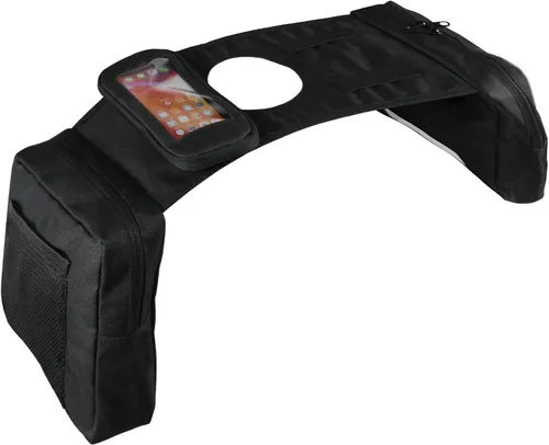 MYDAYS Bolsa de sillín para ATV, tanque de carga, bolsa de teléfono, equipaje de almacenamiento para ATV, UTV, motos de nieve y motocicleta (negro 1)