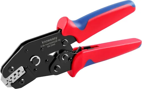 Miniatura 10 de Kit de herramienta de crimpado Knoweasy para conectores Deutsch DT: Crimpador de barril cerrado y barril abierto, herramienta de extracción