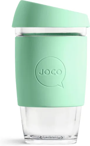Miniatura 19 de JOCO Taza 4oz - Taza clásica reutilizable de vidrio de borosilicato eco-innovador - (Mood Indigo)