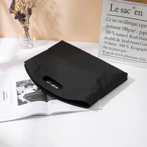 Miniatura 3 de Bolsa oficial para computadora con estilo elegante con múltiples compartimentos y diseño fácil de transportar Negro (black Nylon)