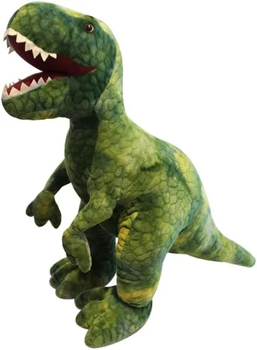 Miniatura 7 de NatureMan Juguete gigante T-Rex de peluche de dinosaurio de peluche, 23.6 pulgadas, animal de peluche realista para niños, muñeco de peluche