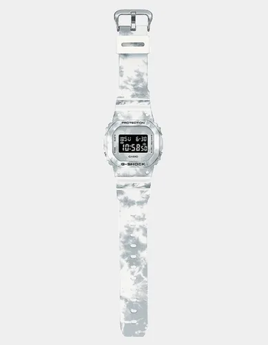 Miniatura 4 de G-Shock DW5600GC-7 Grunge - Reloj de camuflaje de nieve color negro y blanco