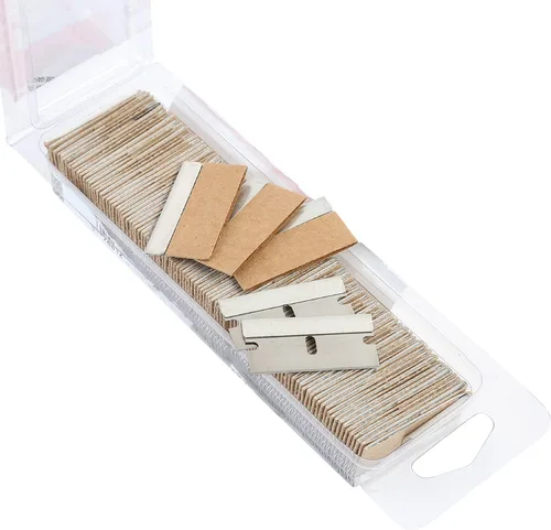 Miniatura 2 de OEMTOOLS 25181 Cuchillas de afeitar, paquete de 100 recambios de cuchillas de cuchillos, cuchillas de acero de alto carbono para quitar pintura