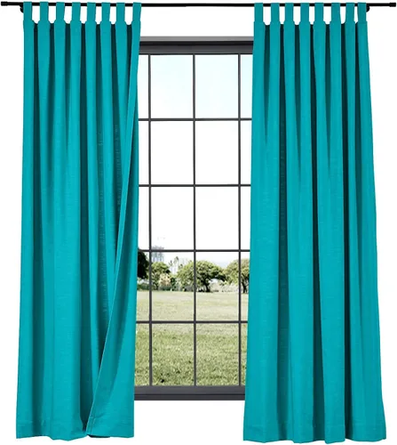Miniatura 4 de EcoDrapes Paneles de cortina macizos con pestañas trenzadas para casa de lujo (rosa bebé, 52 pulgadas de ancho por 63 pulgadas de largo, 1 panel)