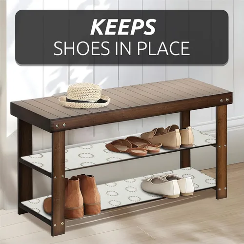 Miniatura 6 de FIFTY FEET Revestimiento de estante de 12 x 120 pulgadas para armarios de cocina, revestimiento de cajón de PVC para cómoda antideslizante
