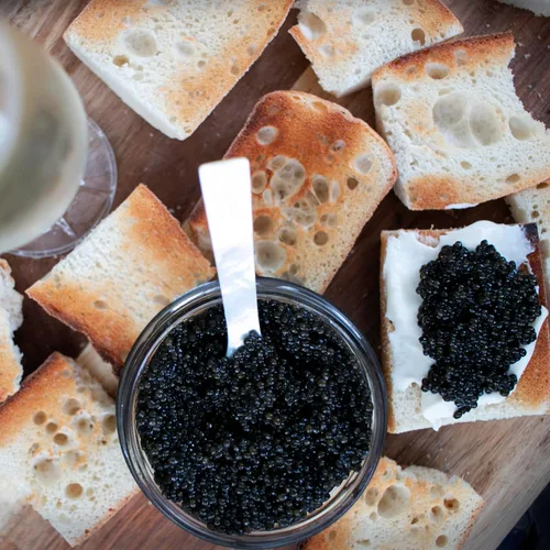 Miniatura 3 de Caviar Star Lujoso caviar siberiano polaco – Huevas de esturión real de primera calidad – Delicia gourmet exquisita cosechada de forma sostenible