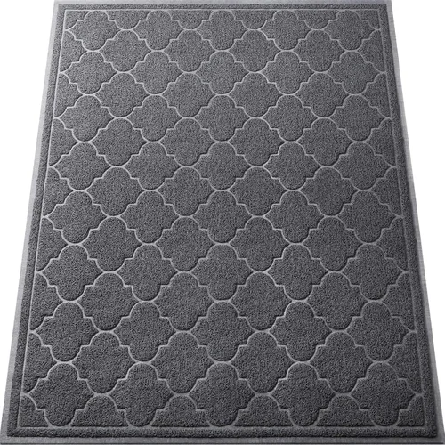 Miniatura 15 de LuxStep Tapete para Puerta Grande 24x36 Pulgadas Interior Exterior, Tapete Antideslizante de Diseño de Perfil Bajo, Tapete de Piso, Tapete