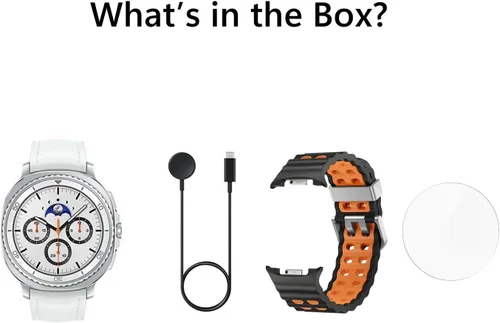 Miniatura 2 de Samsung Galaxy Watch 8 Classic (2025) - Reloj inteligente Bluetooth de 1.81 pulgadas (1.811 in), color blanco, bisel giratorio, seguimiento de sueño