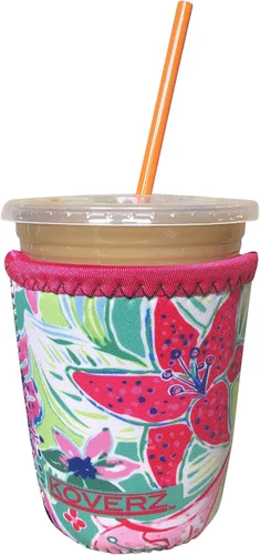 Miniatura 78 de Funda Koverz para café helado, funda aislante de neopreno para taza, se ajusta a una taza de café de 32 Oz., lavable y reutilizable, accesorios