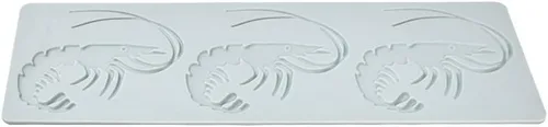 Miniatura 6 de Molde de silicona con forma de langosta y encaje para chocolate y dulces, molde 3D hueco con forma de espina de pescado para dulces, decoraciones