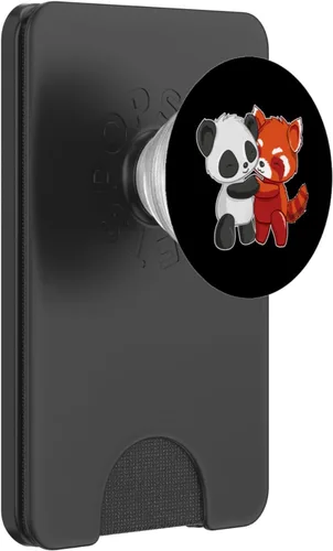 Miniatura 8 de Chibi Panda Bear Hugs Red Panda - Cute Kids PopSockets PopGrip: agarre intercambiable para teléfonos y tabletas
