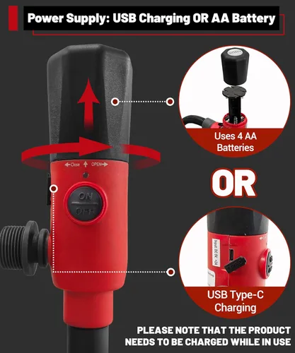 Miniatura 2 de FUELIO Bomba de transferencia de combustible mejorada 2025 – Bomba de gas de carga USB a prueba de fugas para lata de gasolina – Bomba portátil