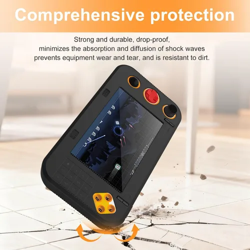 Miniatura 5 de Funda para Atari Gamestation Go,NOUKAJU Game Console Case,Anti-Drop,Scratch,Shock,Funda protectora de silicona para Atari Gamestation Go Game
