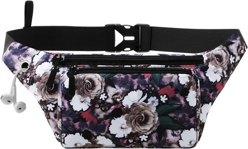 Miniatura 13 de HUA ANGEL Riñonera cruzada para mujeres y hombres, riñoneras de moda, bolsas cruzadas, cinturón, bolsa de teléfono para viajes deportivos