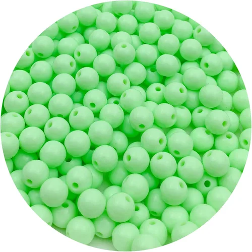 Miniatura 14 de 400 cuentas redondas de acrílico pastel de 0.315 pulgadas (0.315 in), cuentas espaciadoras de color caramelo, cuentas de resina de plástico para 306