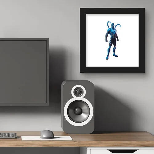 Miniatura 5 de Trends International Gallery Pops DC Comics Blue Beetle - Póster de pared con postura, 12 x 12 pulgadas, versión de marco negro