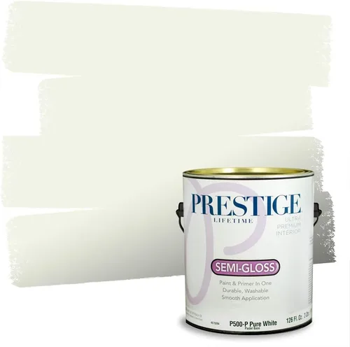 Miniatura 132 de PRESTIGE Pintura exterior e imprimación en uno, aloe, plano, 1 galón