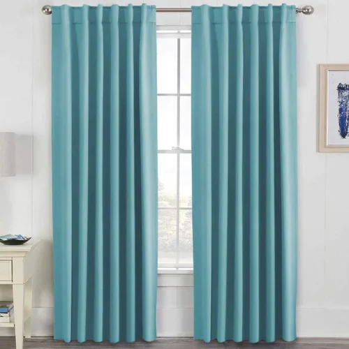 Miniatura 80 de H.VERSAILTEX Cortinas opacas con aislamiento térmico, paneles de tratamiento de ventana, cortinas opacas para oscurecer la habitación, cortinas Gris