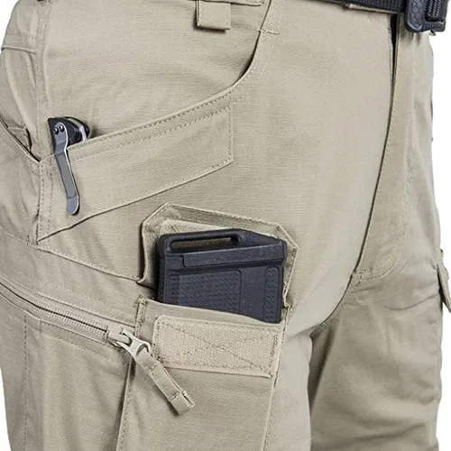 Miniatura 5 de Pantalones de senderismo para hombre, pantalones deportivos casuales con múltiples bolsillos, pantalones de trabajo a la moda, para exteriores