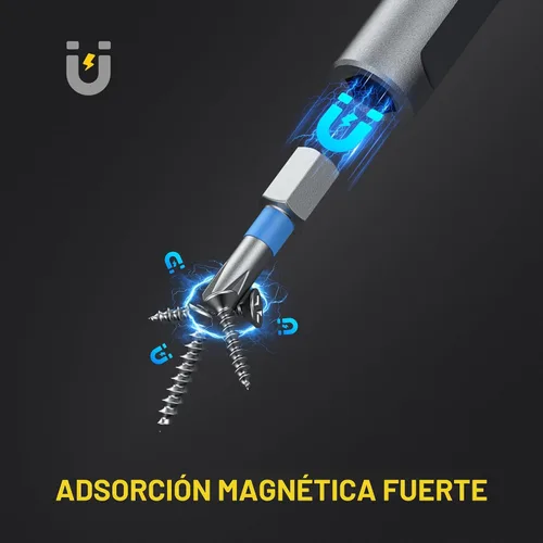 Miniatura 5 de Destornillador magnético 42 en 1, juego de destornilladores, juego de destornilladores de trinquete con estuche de almacenamiento, kit