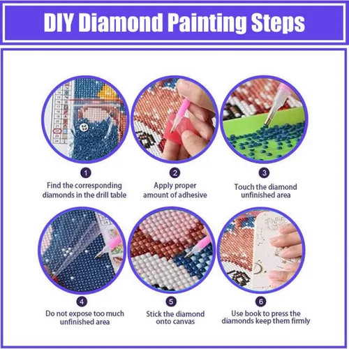 Miniatura 5 de ajepon Kits de pintura de diamantes de mariposa para adultos, kits de arte de diamantes de mariposa de vidrieras para adultos, kits de arte de gemas