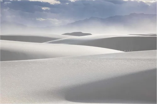 Impresión fotográfica del suroeste (no enmarcada), imagen de dunas de arena abstractas en el Parque Nacional White Sands, desierto de Nuevo México,