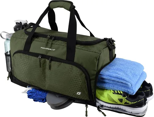 Miniatura 4 de Ultimate Gym Bag 2.0 La bolsa de lona duradera diseñada por Crowdsource con 10 compartimentos óptimos que incluyen bolsa resistente al agua