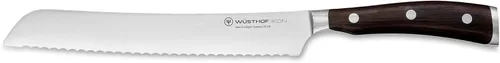 WÜSTHOF IKON Blackwood - Cuchillo para pan (8 pulgadas)
