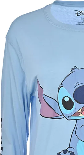 Miniatura 6 de Lilo and Stitch - Camisa de manga larga para mujer, diseño clásico de Lilo y puntada, con estampados de manga