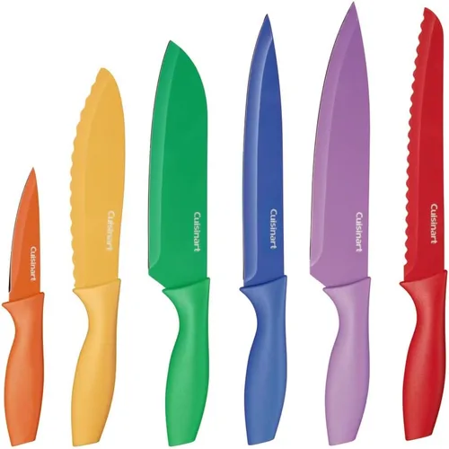 Cuisinart C55-01-12PCKS Colección Juego de 12 Cuchillos, Multicolor Advantage-Cutlery-Set, Multicolor