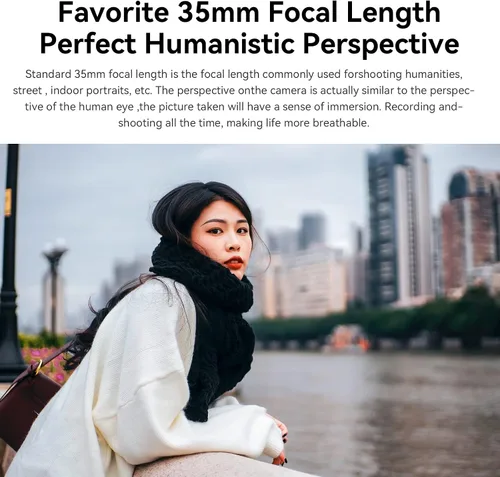 Miniatura 5 de 7artisans 35mm F1.4 Mark Ⅲ Lente Prime de Enfoque Manual de Marco Completo de Gran Apertura Compatible con Cámara Sin Espejo de Montura L (Negro)