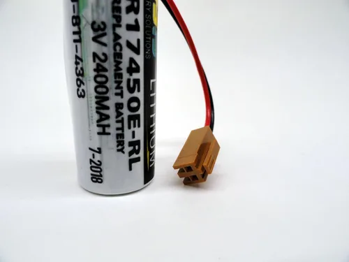 Miniatura 4 de 2PC GE Fanuc CR17450E-RL, CR17450SE-RL, A02B-0200-K102, PLC batería de repuesto PLC 3.0V