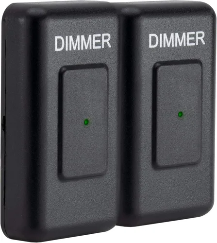 Interruptor de atenuación RecPro | Interruptor de atenuación táctil de 12V para RV | Compatible con bombillas LED, incandescentes o halógenas (doble)