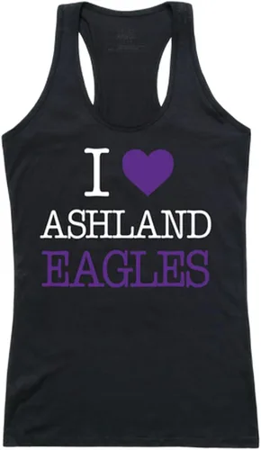 I Love Ashland University Eagles Women's Tank Top Tee T-Shirt