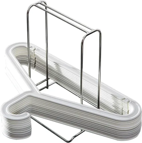 Estante organizador de ropa de acero inoxidable resistente para almacenamiento de ropa para armario y habitación, Tidier Lavandería, tendedero,