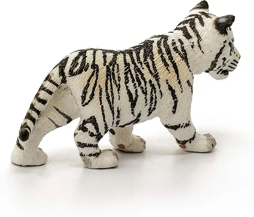 Miniatura 4 de Schleich Wild Life, figura de animal, juguetes de animales para niños y niñas de 3 a 8 años, cachorro de tigre blanco, a partir de 3 años