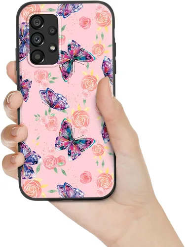 Miniatura 60 de Funda para Galaxy A51 5G (no compatible con la versión A51 4G) con correa de cordón, para niñas y mujeres, diseño lindo de anime, funda de silicona