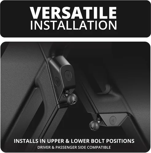 Miniatura 7 de Tackform Link - Manija de agarre/soporte de pilar A con soporte magnético para teléfono, compatible con MagSafe, Jeep Wrangler JL 2018-2023 y Jeep