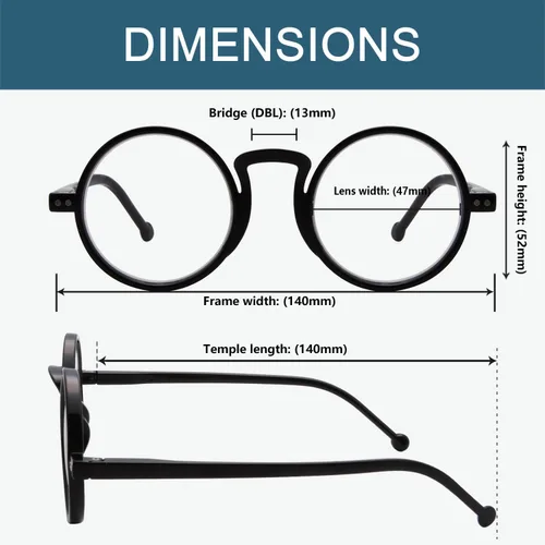 Miniatura 6 de BLUELESS Gafas de lectura de gran tamaño para hombre, bisagras de resorte sin tornillos, paquete de 6 lectores para cara ancha