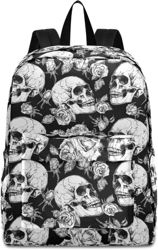 Miniatura 15 de MNSRUU Mochila para estudiantes para la escuela, Halloween, mochila luminosa de murciélagos para laptop, mochila estética para niñas, niños, mochila