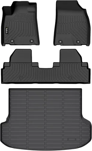 Miniatura 27 de Tapetes de piso para todo clima y forro de carga con respaldo para Chevrolet Suburban de 7 asientos 2021-2025 / GMC Yukon XL de 7 asientos