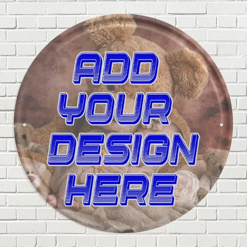 Miniatura 8 de Letreros de metal personalizados con forma de escudo, letreros de estaño personalizados con imagen de texto, imagen, letreros de aluminio