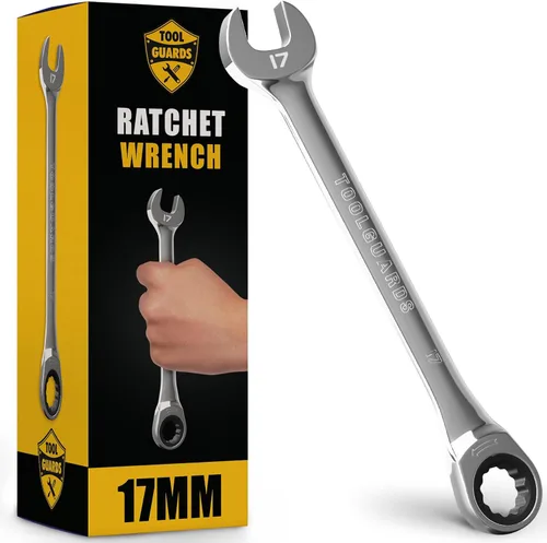 Llave de 17mm - Llave de trinquete - Perfil delgado - Llave de carraca - 100% Garantía de satisfacción de por vida
